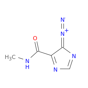 4H-Imidazole-5-carboxamide, 4-diazo-N-methyl-