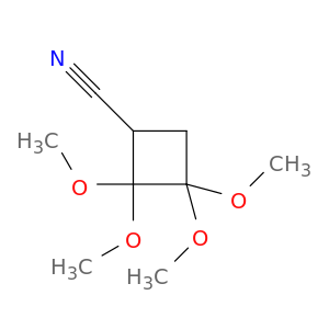 Cyclobutanecarbonitrile, 2,2,3,3-tetramethoxy-