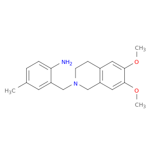 2-[(6,7-dimethoxy-3,4-dihydroisoquinolin-2(1h)-yl)methyl]-4-methylaniline