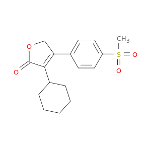 2(5H)-Furanone, 3-cyclohexyl-4-[4-(methylsulfonyl)phenyl]-