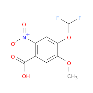 4-Difluoromethoxy-2-nitro5-methoxybenzoic Acid