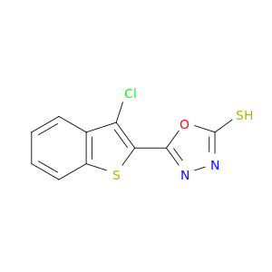 5-(3-chloro-1-benzothiophen-2-yl)-1,3,4-oxadiazole-2-thiol