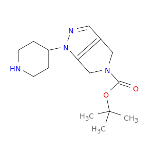 tert-butyl 1-(piperidin-4-yl)-1H,4H,5H,6H-pyrrolo[3,4-c]pyrazole-5-carboxylate