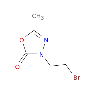 3-(2-bromoethyl)-5-methyl-2,3-dihydro-1,3,4-oxadiazol-2-one