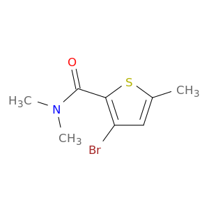 2-Thiophenecarboxamide, 3-bromo-N,N,5-trimethyl-