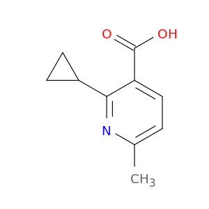 2-cyclopropyl-6-methylpyridine-3-carboxylic acid