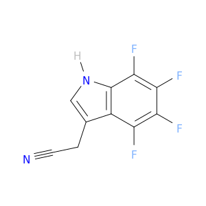 1H-Indole-3-acetonitrile, 4,5,6,7-tetrafluoro-