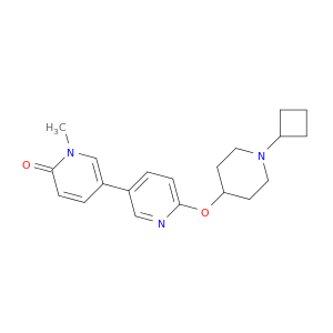 [3,3'-Bipyridin]-6(1H)-one, 6'-[(1-cyclobutyl-4-piperidinyl)oxy]-1-methyl-