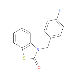 2(3H)-Benzothiazolone, 3-[(4-fluorophenyl)methyl]-