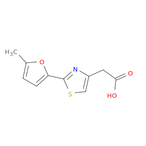 2-(5-甲基-2-呋喃基)-4-噻唑乙酸