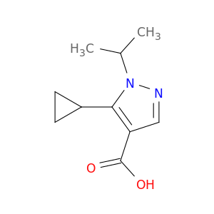 5-Cyclopropyl-1-(propan-2-yl)-1H-pyrazole-4-carboxylic Acid