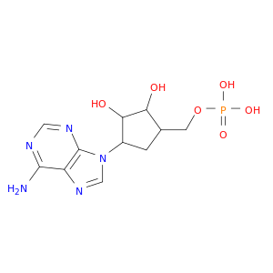 [4-(6-aminopurin-9-yl)-2,3-dihydroxy-cyclopentyl]methoxyphosphonic acid