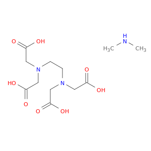 甘氨酸,N,N'-1,2-乙酸酯[N-(羧甲基)-,Compd。用N-甲基甲烷胺(1：1)