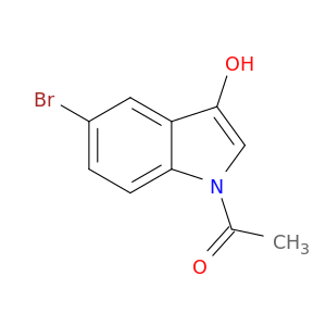 1-乙酰基-5-溴-3-羟基吲哚