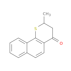 4H-Naphtho[1,2-b]thiopyran-4-one, 2,3-dihydro-2-methyl-