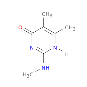5,6-dimethyl-2-methylamino-1H-pyrimidin-4-one