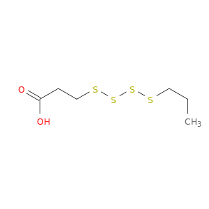 Propanoic acid, 3-(propyltetrathio)-