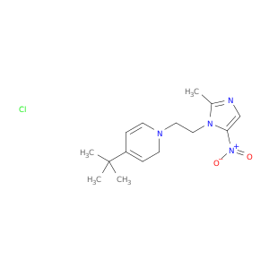 1-[2-(2-methyl-5-nitro-imidazol-1-yl)ethyl]-4-tert-butyl-pyridine chloride