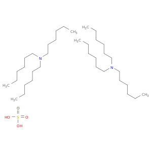 1-Hexanamine, N,N-dihexyl-, sulfate (2:1)