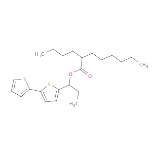Octanoic acid, 2-butyl-, 1-[2,2'-bithiophen]-5-ylpropyl ester