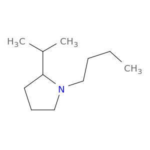 Pyrrolidine, 1-butyl-2-(1-methylethyl)-
