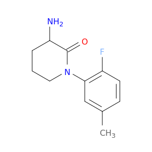 3-Amino-1-(2-fluoro-5-methylphenyl)piperidin-2-one