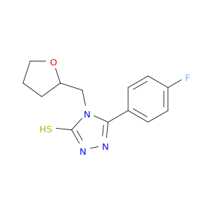 5-(4-Fluorophenyl)-4-(oxolan-2-ylmethyl)-4H-1,2,4-triazole-3-thiol