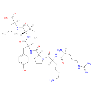 L-Leucine, L-arginyl-L-lysyl-L-prolyl-L-tyrosyl-L-isoleucyl-