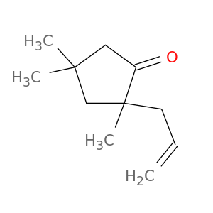 Cyclopentanone, 2,4,4-trimethyl-2-(2-propenyl)-