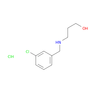3-{[(3-chlorophenyl)methyl]amino}propan-1-ol hydrochloride