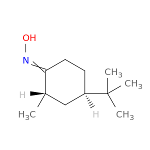 Cyclohexanone, 4-(1,1-dimethylethyl)-2-methyl-, oxime, trans-