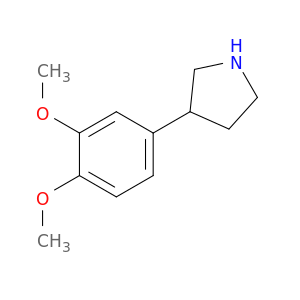 3-(3,4-二甲氧基苯基)吡咯烷盐酸盐