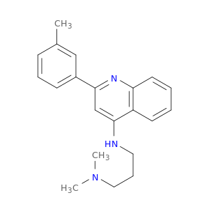 1,3-Propanediamine, N,N-dimethyl-N'-[2-(3-methylphenyl)-4-quinolinyl]-