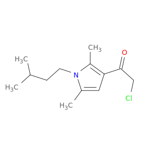 2-氯-1-[2,5-二甲基-1-(3-甲基丁基)-1H-吡咯-3-基]乙烷-1-酮