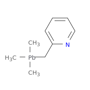Pyridine, 2-[(trimethylplumbyl)methyl]-