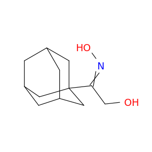 Ethanone, 2-hydroxy-1-tricyclo(3.3.1.1(sup 3,7))dec-1-yl-, oxime