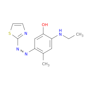 Phenol, 2-(ethylamino)-4-methyl-5-(2-thiazolylazo)-