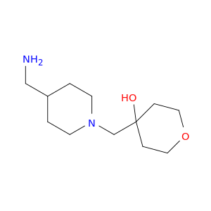 2H-Pyran-4-ol, 4-[[4-(aminomethyl)-1-piperidinyl]methyl]tetrahydro-