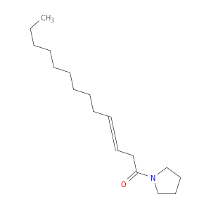 Pyrrolidine, 1-(1-oxo-3,4-tetradecadienyl)-