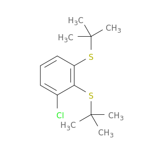 Benzene, 1-chloro-2,3-bis[(1,1-dimethylethyl)thio]-