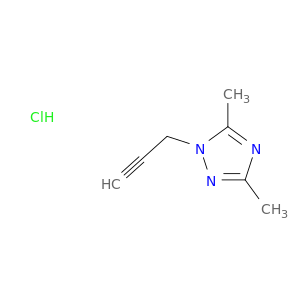 3,5-二甲基-1-(丙-2-炔-1-基)-1H-1,2,4-三唑盐酸盐