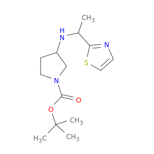 3-(1-噻唑-2-基-乙基氨基)-吡咯烷-1-羧酸叔丁酯