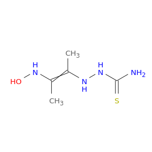 Hydrazinecarbothioamide, 2-[2-(hydroxyamino)-1-methyl-1-propenyl]-
