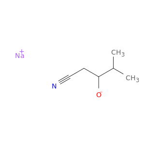 SODIUM 1-CYANO-3-METHYLBUTAN-2-OLATE