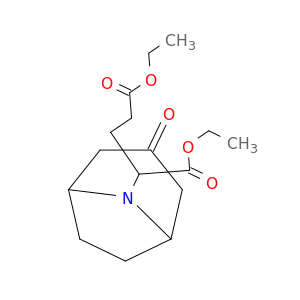 Pentanedioic acid, 2-(3-oxo-8-azabicyclo[3.2.1]oct-8-yl)-, diethyl ester