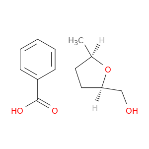 2-Furanmethanol, tetrahydro-5-methyl-, benzoate, cis-