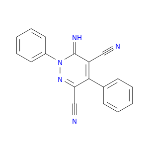 3,5-Pyridazinedicarbonitrile, 1,6-dihydro-6-imino-1,4-diphenyl-