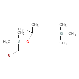 Silane, [3-[[(bromomethyl)dimethylsilyl]oxy]-3-methyl-1-butynyl]trimethyl-