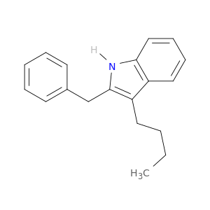 1H-Indole, 3-butyl-2-(phenylmethyl)-