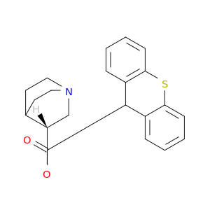 9H-Thioxanthene-9-carboxylicacid, 1-azabicyclo[2.2.2]oct-3-yl ester, (R)- (9CI)